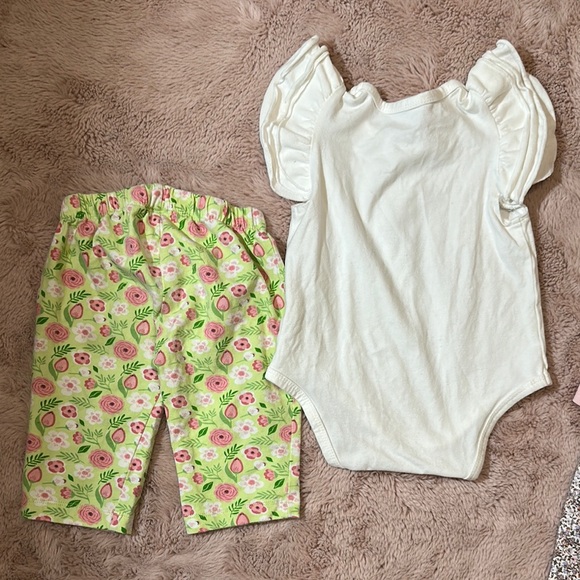 Lot of baby girls tops and pants Ralph Lauren, wheat, rare editions 12 mo - Picture 4 of 9